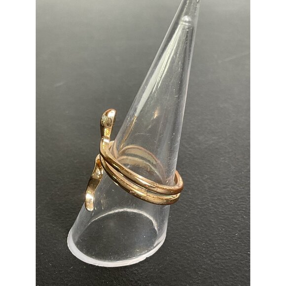 Vintage Copper Snake Wrap Ring Adjustable - Picture 4 of 4